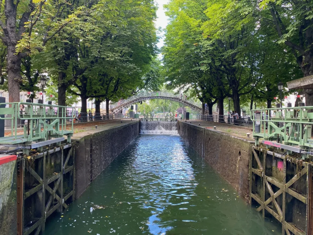 Riverside Whispers Along Canal Saint Martin