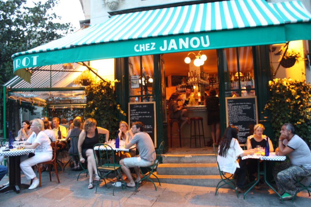 best dining spots in paris chez janou