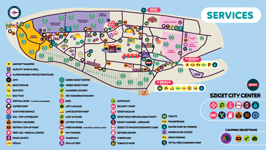 sziget 2024 festival map